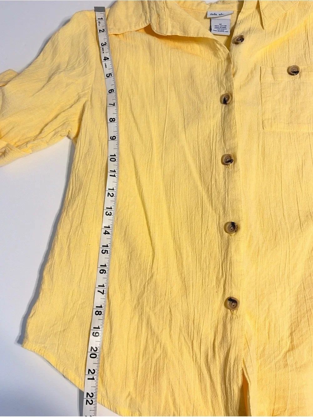 Soft Yellow Two-Piece Shirt & Pants Set - Lightweight Summer Loungewear